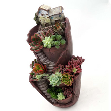 Load image into Gallery viewer, Creative Pastoral Succulents Multi-layer Resin Flower Pot
