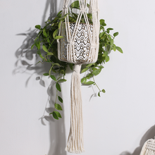 Load image into Gallery viewer, Gardening And Greening Flower Pot Cotton Rope Hanging Net Bag
