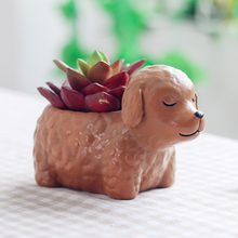 Load image into Gallery viewer, Cartoon Animal Dog Cute Succulent Flower Pot
