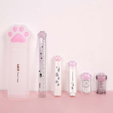 Load image into Gallery viewer, Student Supplies Correction Tape Mini Cat's Claw Pen Case Stationery Set
