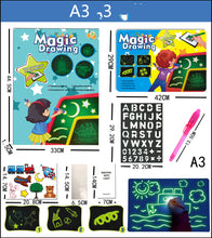 Load image into Gallery viewer, Painting Luminous Writing Board Children Glowing Magical Fluorescence
