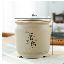 Load image into Gallery viewer, Succulent Flower Pot With Tray Ceramic Medium And Large
