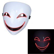 Load image into Gallery viewer, Glowing Black  Halloween Mask
