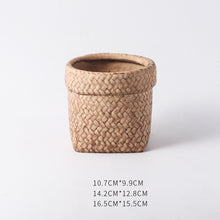 Load image into Gallery viewer, Nordic Flower Pot Ceramic Antique Sack Round Cute Simple Literary Personality Indoor
