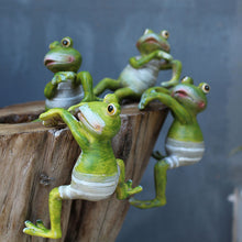 Load image into Gallery viewer, Frog potted ornament
