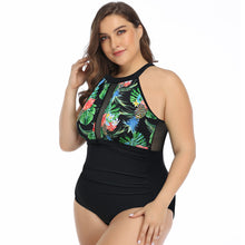 Load image into Gallery viewer, Mesh one-piece swimsuit ladies
