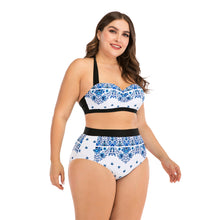 Load image into Gallery viewer, Fat woman underwire big cup ladies swimsuit
