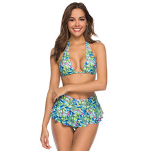 Load image into Gallery viewer, High waist ruffle bikini
