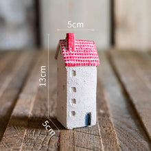 Load image into Gallery viewer, Holy Island Hut Small House Concrete Flower Succulent Flower Pot
