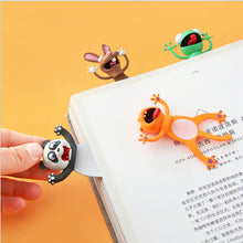 Load image into Gallery viewer, Creative 3D Three-dimensional Animal Bookmark Funny PVC Stationery
