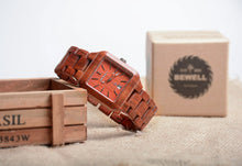 Load image into Gallery viewer, Watch men's quartz watch custom European and American fashion jewelry bamboo tabl
