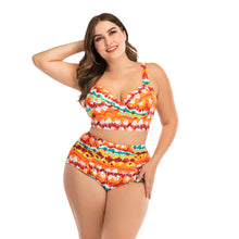 Load image into Gallery viewer, Plus size split swimsuit
