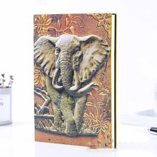 Load image into Gallery viewer, Creative PU Embossed Retro Elephant Notebook
