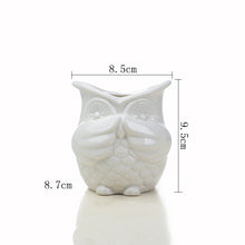Load image into Gallery viewer, Green plant ceramic flower pot container
