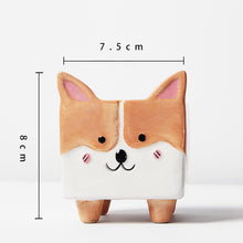 Load image into Gallery viewer, Creative Office Living Room Interior Desktop Ceramic Mini Cartoon Flower Pot
