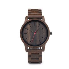 Load image into Gallery viewer, Wood quartz watch
