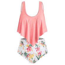 Load image into Gallery viewer, Plus size swimsuit bikini split swimsuit
