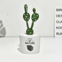 Load image into Gallery viewer, Succulent simulation plant small potted cactus ball
