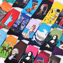 Load image into Gallery viewer, art pattern socks
