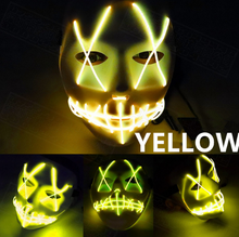 Load image into Gallery viewer, Halloween Led Glowing Full Face Mask
