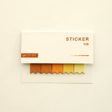 Load image into Gallery viewer, Students Use Sticky Notes Ins Wind Korean Simple Index Stickers To Mark Bookmarks Notebook Labels
