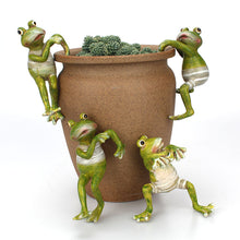 Load image into Gallery viewer, Frog potted ornament
