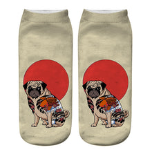 Load image into Gallery viewer, Dog PUG cartoon 3D printing socks
