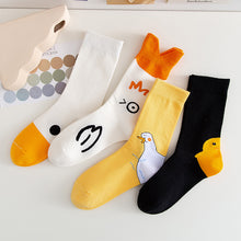 Load image into Gallery viewer, Creative three-dimensional duck female tide socks
