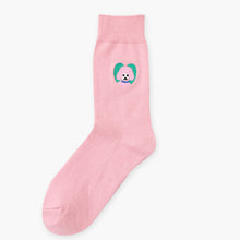 Load image into Gallery viewer, Vintage embroidered long cotton socks
