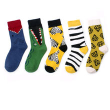 Load image into Gallery viewer, Creative socks zebra animal series stockings wild couple cotton socks
