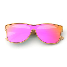 Load image into Gallery viewer, Unisex Full Bamboo Frame Polarized Sunglasses UV400
