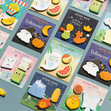 Load image into Gallery viewer, Halloween Spooky Pumpkin Pattern Post-it Notes
