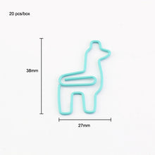 Load image into Gallery viewer, Alpaca cute shape paper clip
