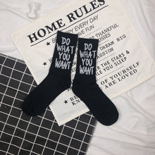 Load image into Gallery viewer, Cotton Comfortable English Socks
