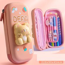 Load image into Gallery viewer, Pressure Relief Writing Large Capacity Double Layer Pen Case
