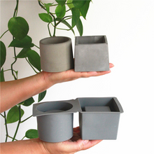 Load image into Gallery viewer, Silica gel round DIY model of cement flowerpot mold

