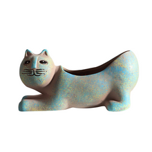Load image into Gallery viewer, Cute Cat Tail Flowerpot Ceramic Personality Cartoon Animal

