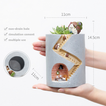 Load image into Gallery viewer, Simple Hedgehog Succulent Plant Pot
