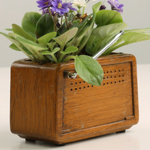 Load image into Gallery viewer, Creative Retro Radio Shape Ornament Flower Pot
