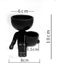 Load image into Gallery viewer, Humanoid ceramic flower pot
