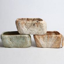 Load image into Gallery viewer, Antique Succulents Flower Pot Creative Ceramic Pot Rectangle
