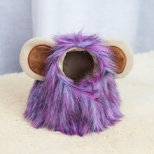 Load image into Gallery viewer, Christmas Funny Hat Cap Pet Dress Simulation Toy Halloween Party Festival Lion Hair Mane Ears Head Cap Scarf Cosplay Costume
