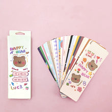 Load image into Gallery viewer, Creative Cartoon Bear Cute Boxed Paper Bookmark
