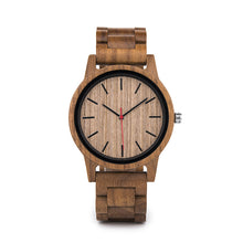 Load image into Gallery viewer, Wood quartz watch

