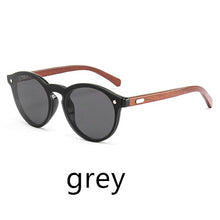 Load image into Gallery viewer, Wood grain plastic SunGlasses

