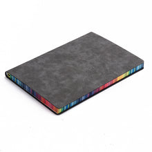 Load image into Gallery viewer, Colorful Rainbow Side A5 Leather Cover Notebook
