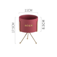 Load image into Gallery viewer, Creative Personality Iron Ceramic Flowerpot
