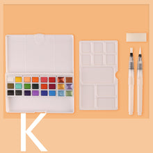 Load image into Gallery viewer, Solid Watercolor Paint Set Sketch Watercolor
