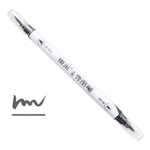 Load image into Gallery viewer, Hand-painted Multifunctional Refillable Soft Tip Calligraphy Pen

