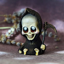 Load image into Gallery viewer, Baby Grim Reaper Ornament Gothic Death Statues Resin Art Craft Decoration Horror Halloween Desktop Statue Ornaments
